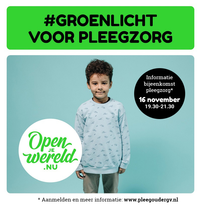 Informatieavond over pleegouders 16 november